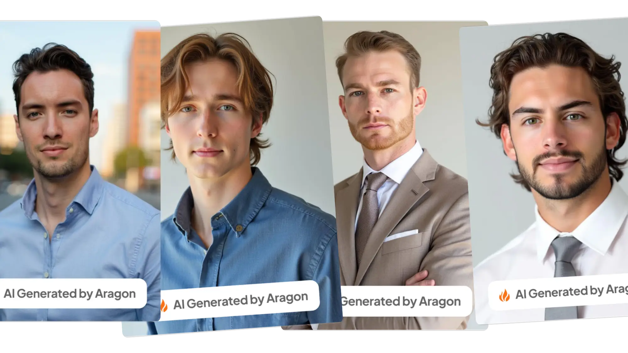 Aragon AI generated photos showing volume approach with occasional authenticity issues compared to TruShot