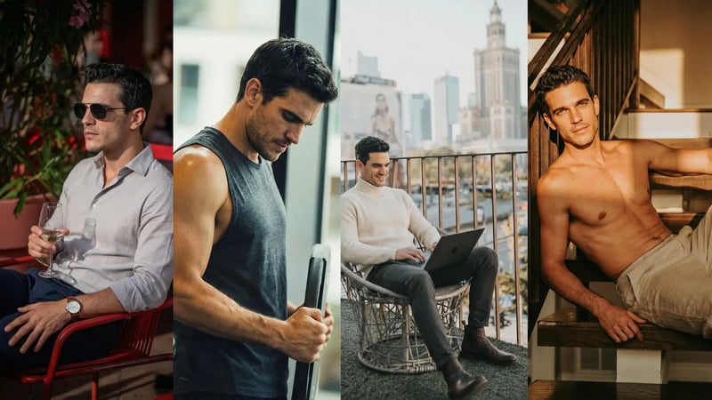 TruShot AI-generated dating photos demonstrating natural skin texture, sharp backgrounds, and authentic facial features for dating app success