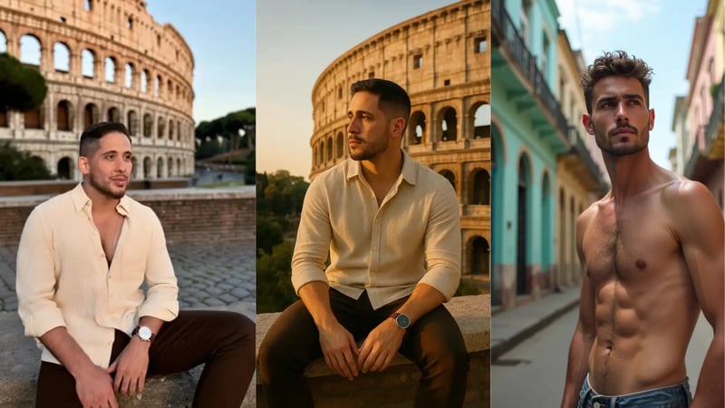 Free AI dating photo generators comparison showing why HeadshotMaster, Remini, and Lensa create obvious fakes with plastic skin