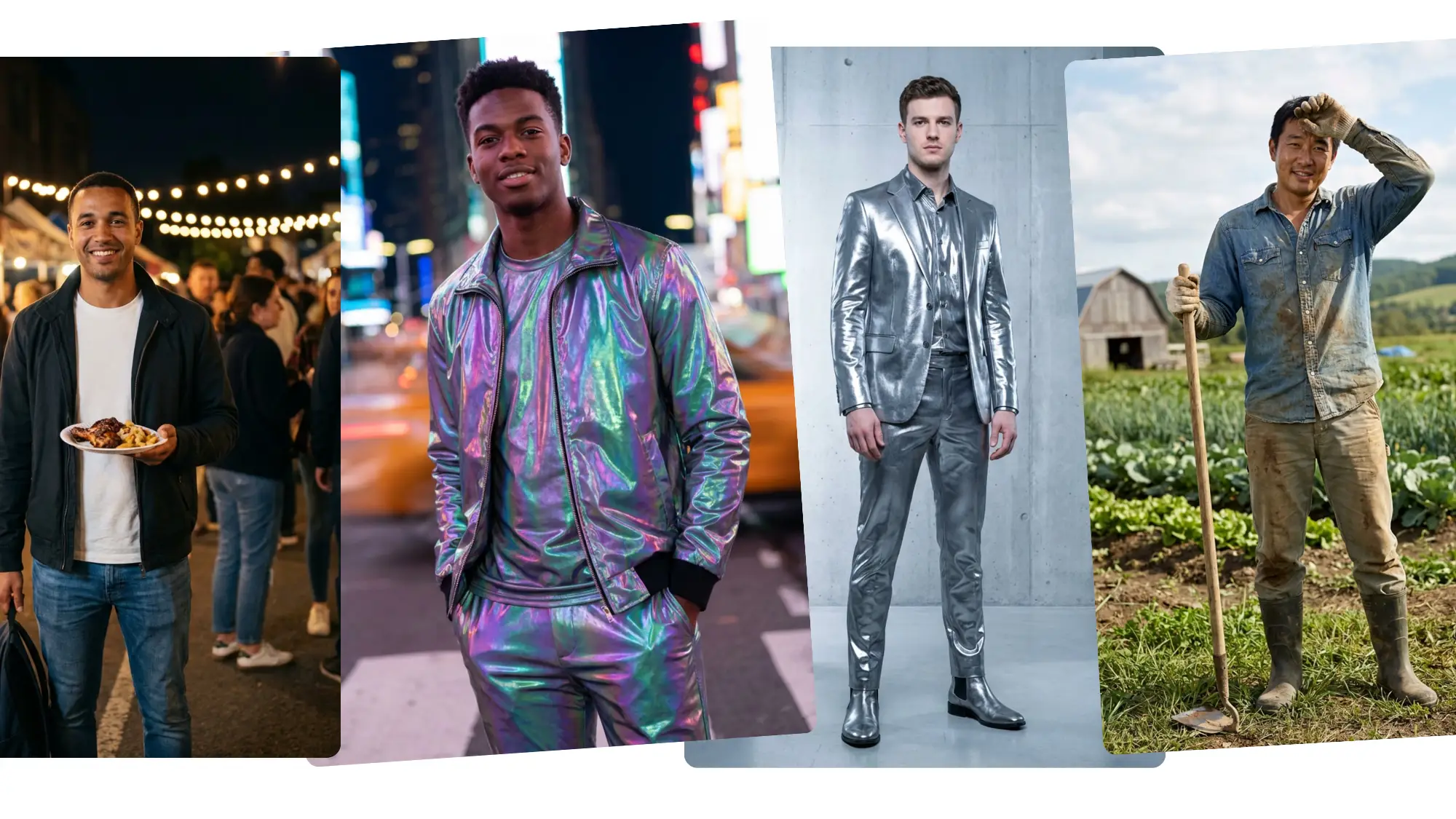 PhotoAI generated photos showing prompt engineering approach with inconsistent quality and common failures