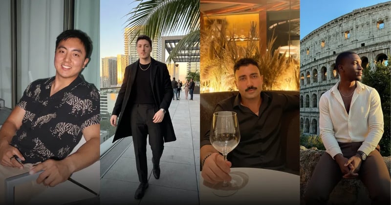 Bumble-optimized AI-generated photos showing diverse contexts, warm expressions, and varied settings