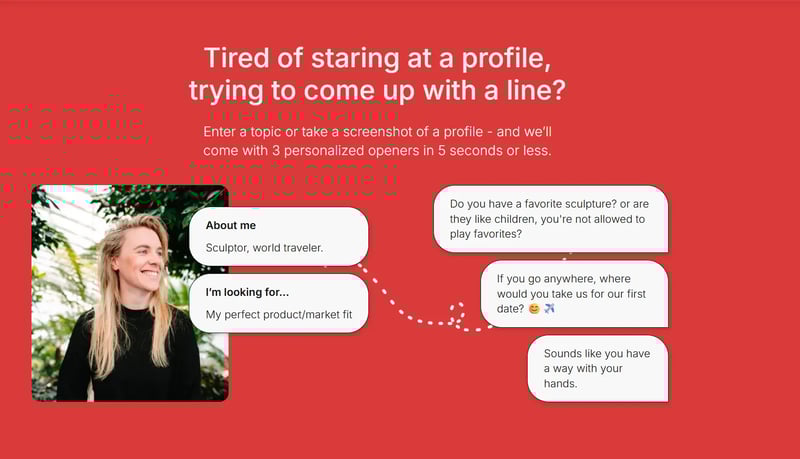 YourMove AI interface showing the chat assistant and conversation starter suggestions
